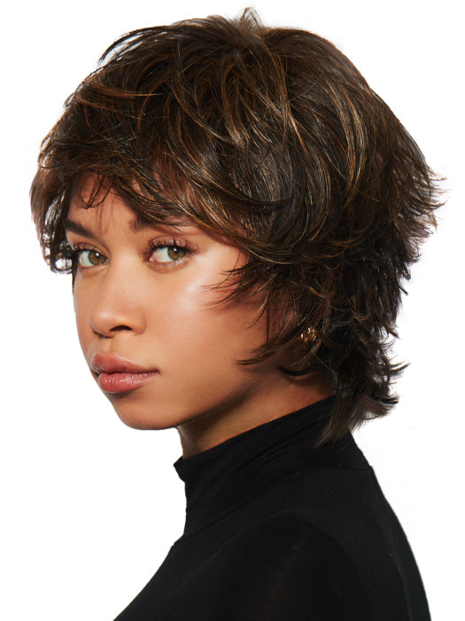 Razor Cut Shag Wig by TressAllure | Heat Friendly Synthetic
