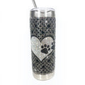 DIAMONDS IN THE RUFF | TUMBLER HEMATITE WITH BLACK PAW by Jacqueline Kent