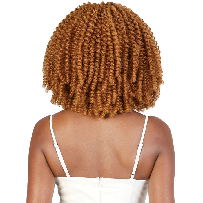 MOTOWN TRESS GLAM+AIRY GLUELESS PRE-STYLED QUICK & EASY CROCHET WIG 12 INCH - WHC.BH4A