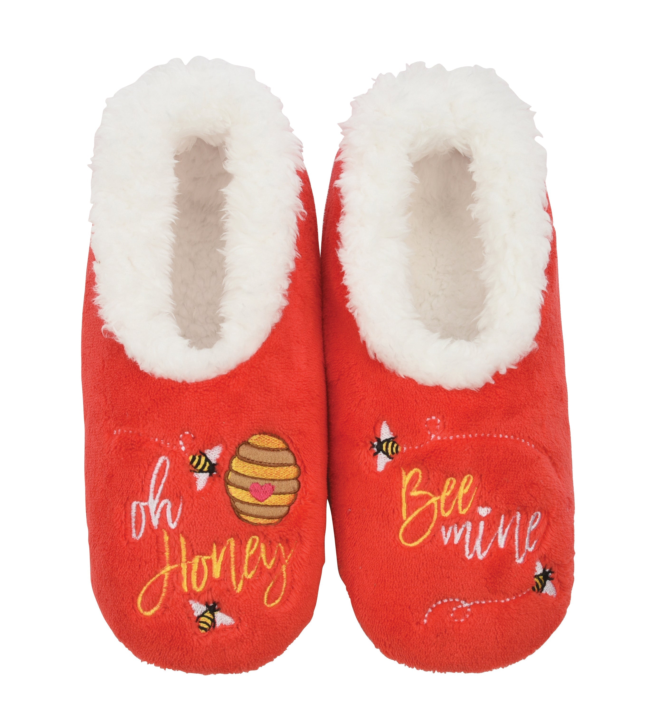 Valentine's Day | Oh Honey Bee Mine | Simply Pairables | Women's Snoozies!® Slippers