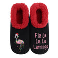 Fla La La La Lamingo | Women's Snoozies!® Slippers | Christmas Pairables 2022 | Flamingo