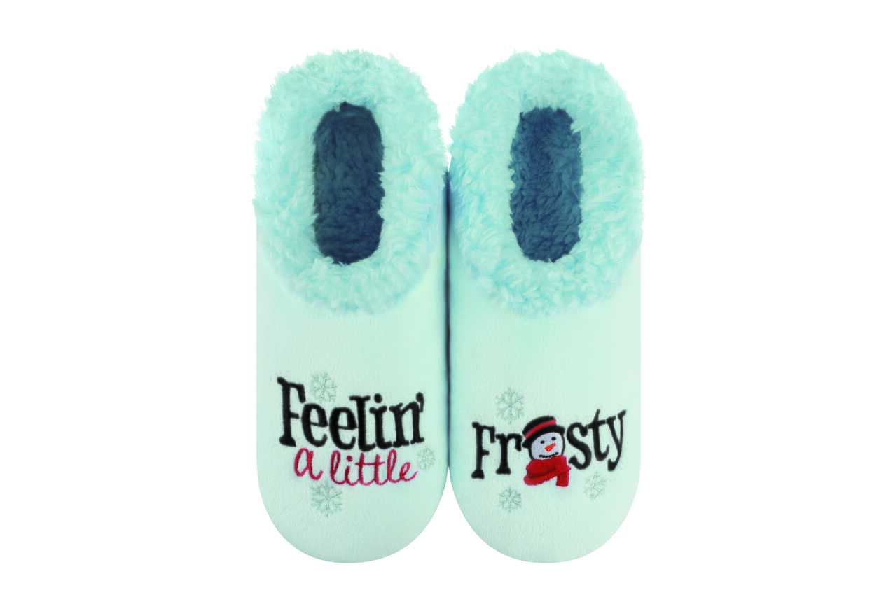Feelin A Little Frosty | Women's Snoozies!® Slippers | Christmas Holly Jolly Pairables 2024