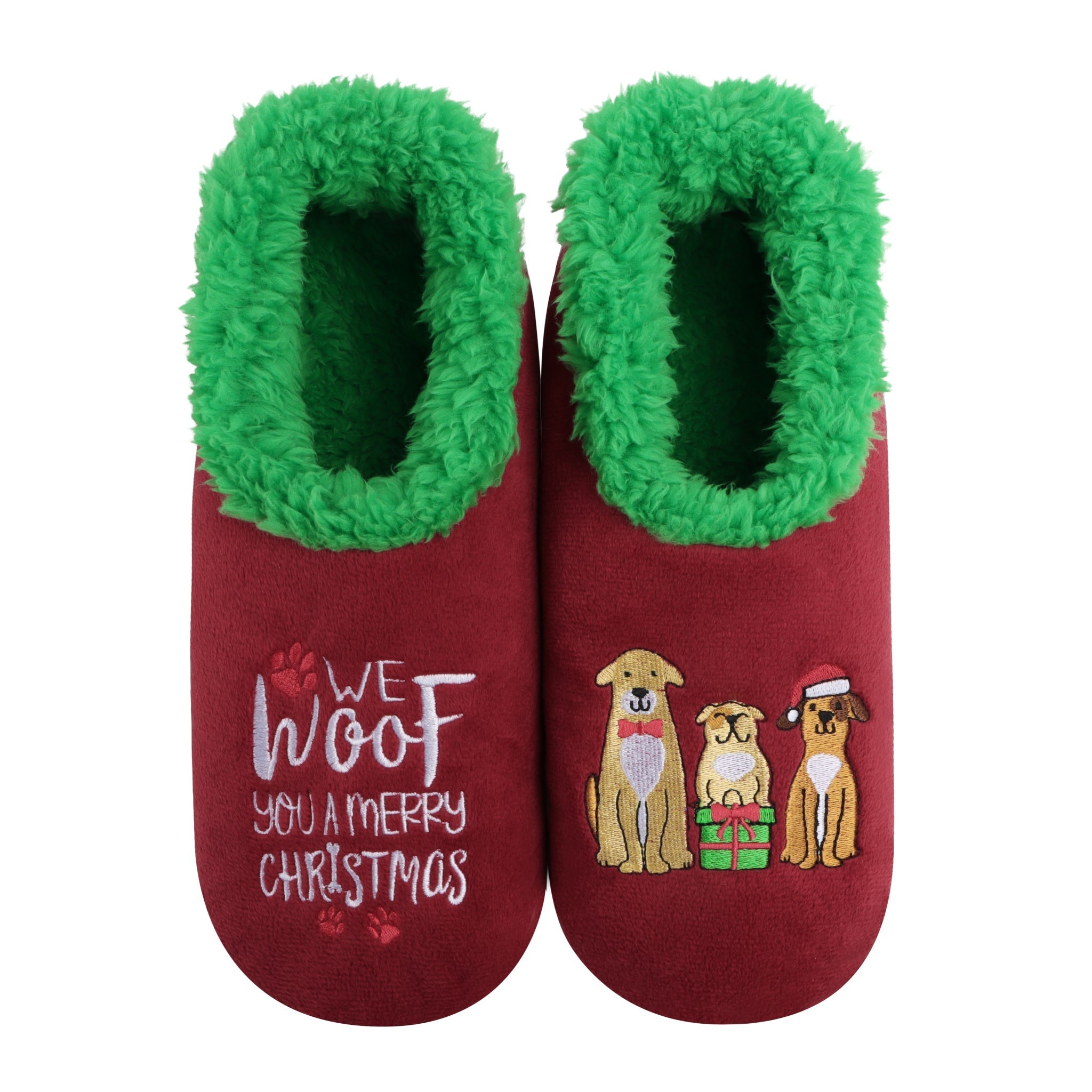 We Woof You a Merry Christmas | Women's Snoozies!® Slippers | Christmas Pairables 2022