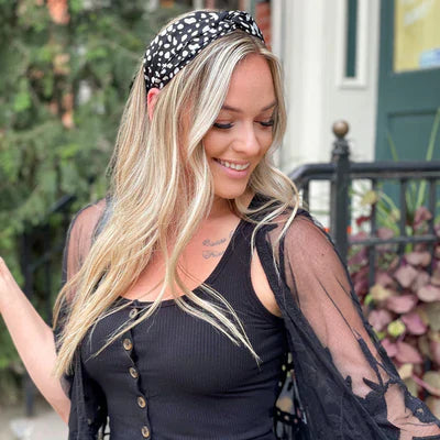 Wild Thing Headband in Black | Headbands of Hope