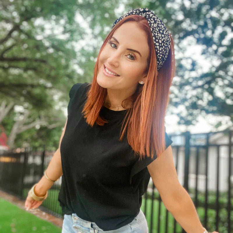 Wild Thing Headband in Black | Headbands of Hope