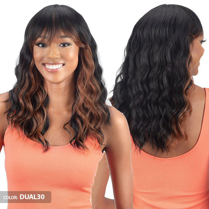 Mayde Beauty Mocha 100% Human Hair Blend Wig - HONEY