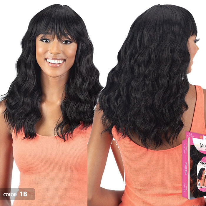 Mayde Beauty Mocha 100% Human Hair Blend Wig - HONEY