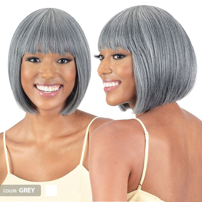 Mayde Mocha Human Hair Blend Wig - PEACH
