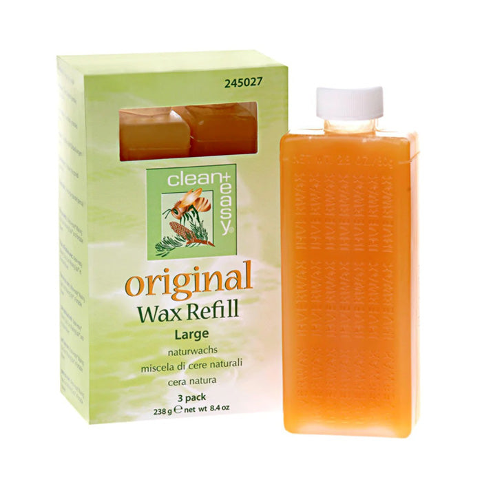 Clean & Easy Roll-on Original Wax Refill 3 pack Large