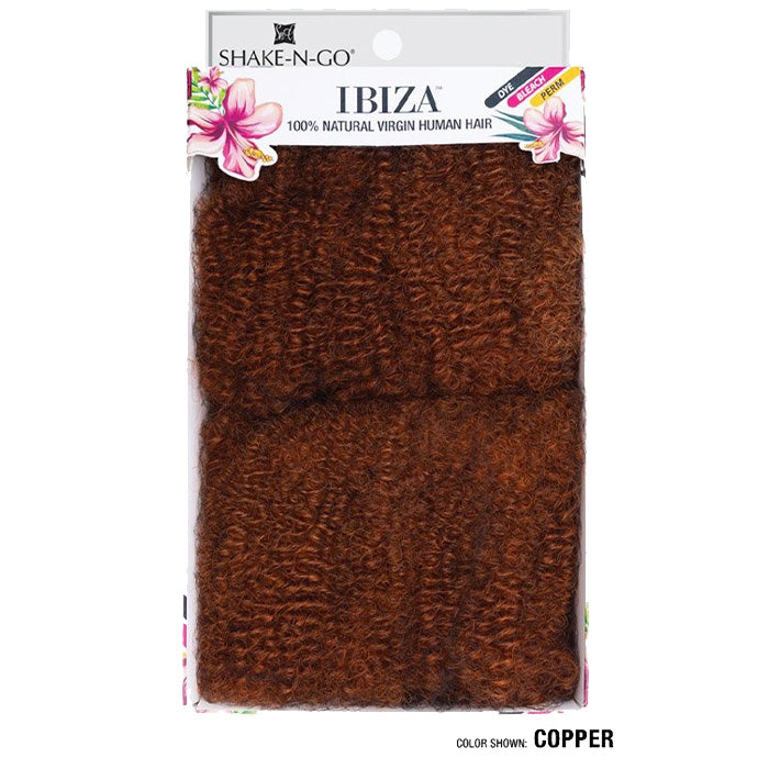 Shake N Go Ibiza 100% Natural Virgin Human Hair - AFRO KINKY BULK 12"-16"