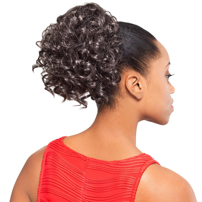 Foxy Silver Collection Drawstring Ponytail - DS 006