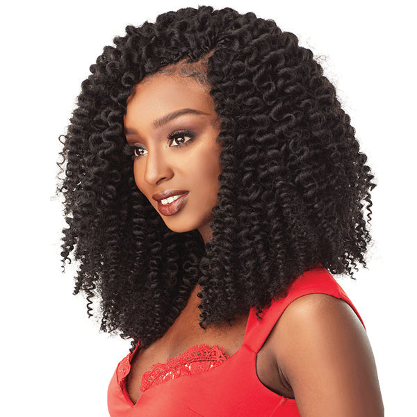 Sensationnel African Collection SNAP 3x Pre-Looped Crochet Braid BANTU KNOT OUT 12 Inch