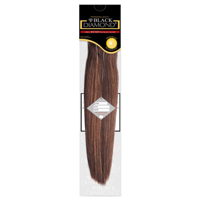 Black Diamond 100% Human Hair Weave - NATURAL PERM / NATURAL TEXTURE YAKI 10/12/14/18" (Machine-Tied)