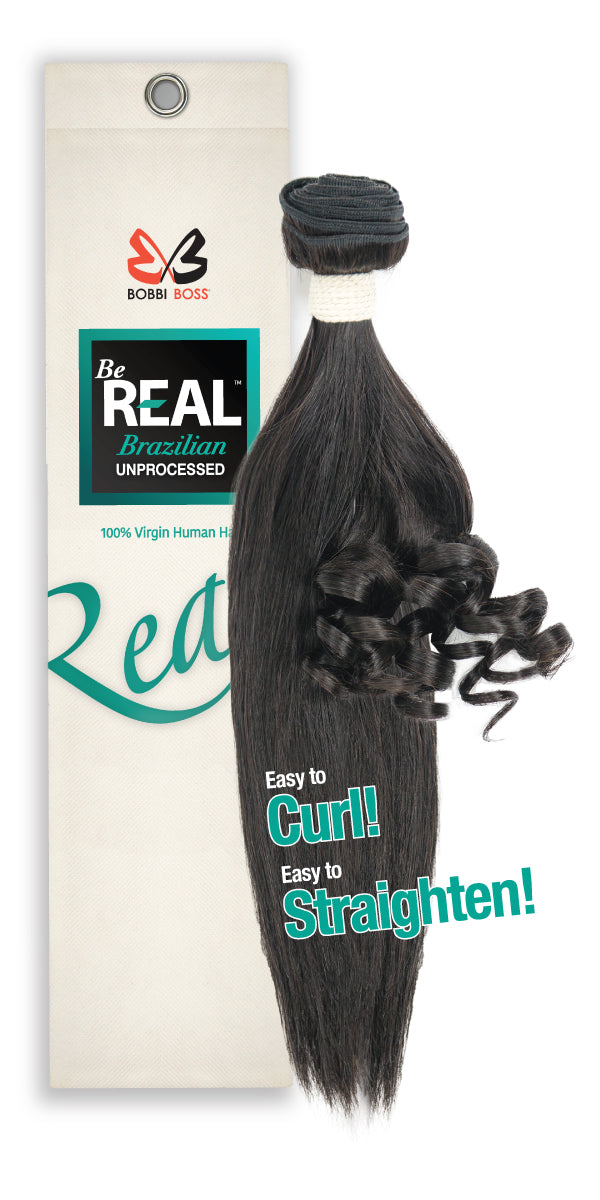 Bobbi Boss Be Real Brazilian Unprocessed Virgin Human Hair NEW DEEP 10"-22"