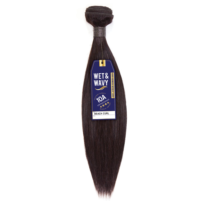 Sensationnel Bare & Natural Unprocessed Virgin HH Wet & Wavy 10A BEACH CURL 10"-20"