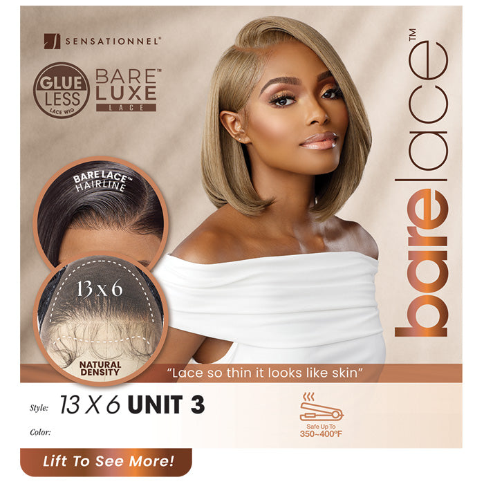 Sensationnel Bare Lace Glueless Extra Transparent Luxe 13X6 Lace Front Wig - 13X6 UNIT 3