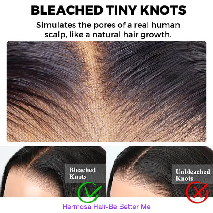 Body Wave Invisi-Pull String Snug Fit 360 HD Lace Frontal Glueless Wig With Pre Bleached Knots