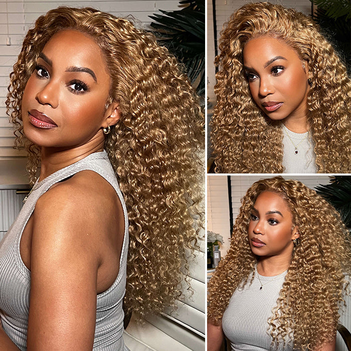 #27 Colored Lace Front Wigs For Women 13*4 HD Lace Straight & Body Wave Human Hair Wigs