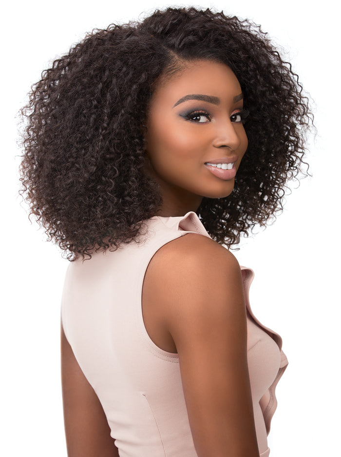 Sensationnel Bare & Natural 100% Unprocessed Brazilian Virgin Remy 4x4 Swiss Lace Front Wig BOHEMIAN