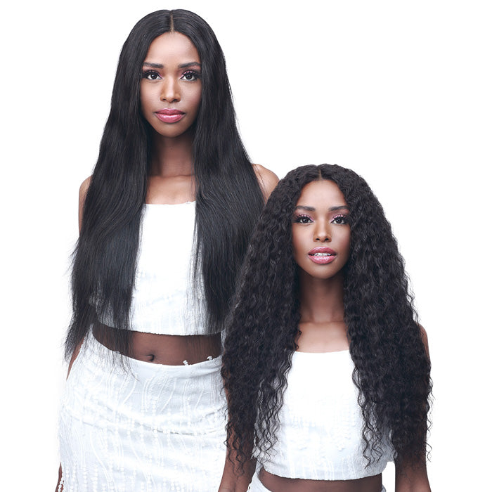 Bobbi Boss Bundle 100% Unprocessed Wet & Wavy 5" Lace Part Closure - WW PINEAPLLE CURL 12"