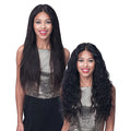 Bobbi Boss 100% Unprocessed Remy HD Lace Bundle Hair Wig -WET & WAVY 24"