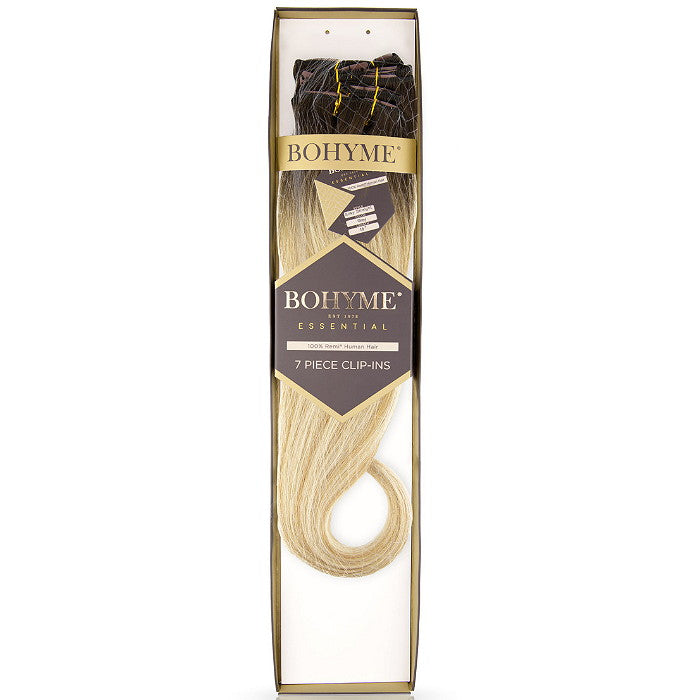 Bohyme Essential 100% Remi Human Hair CLIP-IN 7PCS - SILKY STRAIGHT 18"