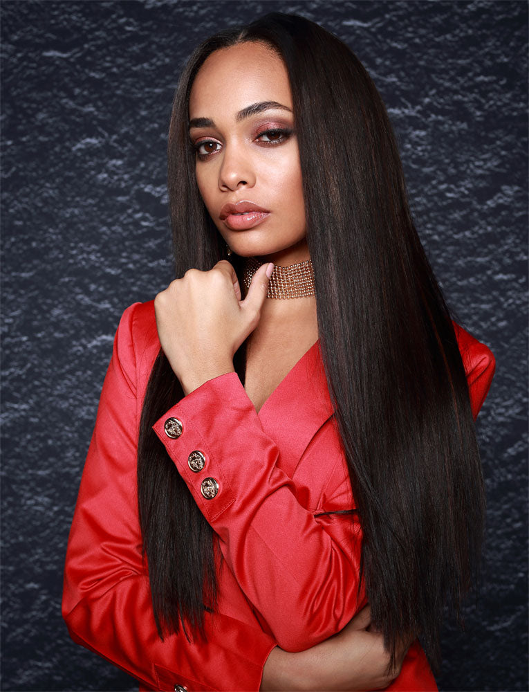 Bobbi Boss Winner Human Hair Weave NATURAL YAKY MP 8 - 18 Inch / 1 Pack Finish