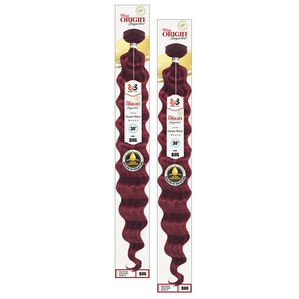 Bobbi Boss Miss Origin Designer Mix Human Hair Blend 12A Weave - BODY WAVE 18/24/30"