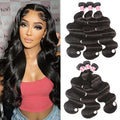 Brazilian Body Wave 3 Bundles 12A Unprocessed Virgin Human Hair Weave Natural Black Color Hermosa Hair