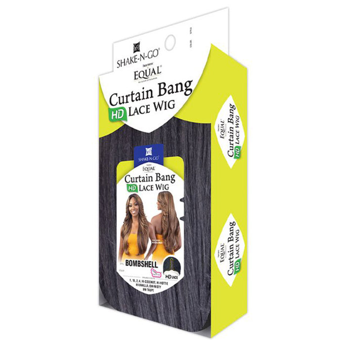 FreeTress Equal Curtain Bang HD Lace Wig - BOMBSHELL