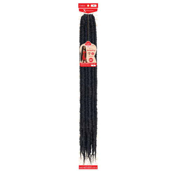Outre X-Pression Twisted Up Crochet Loop Braids - BONITA INFINITY LOCS 40"