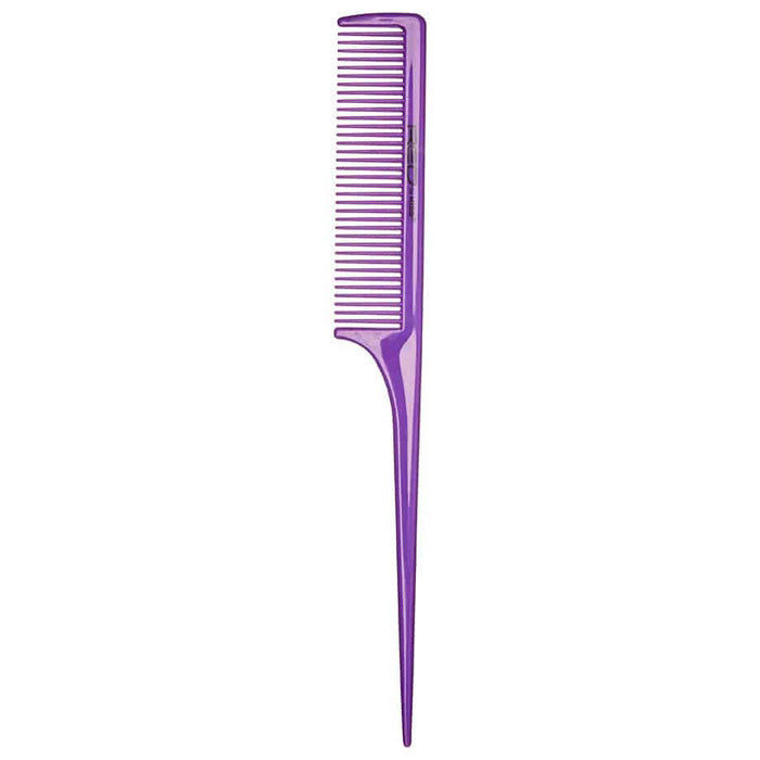 Stella Collection Rat Tail Comb Assorted Color - 12 pcs