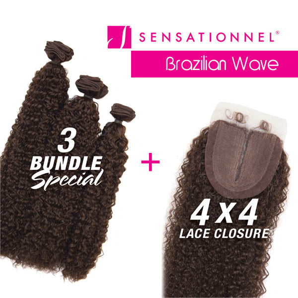 Sensationnel Premium Too Boutique Bundles BOUTIQUE BRAZILIAN WAVE 18-22 Inch (1 Pack Complete)
