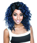 Brown Sugar Human Hair Mix Glueless Lace Front Wig BSG206 VENICE