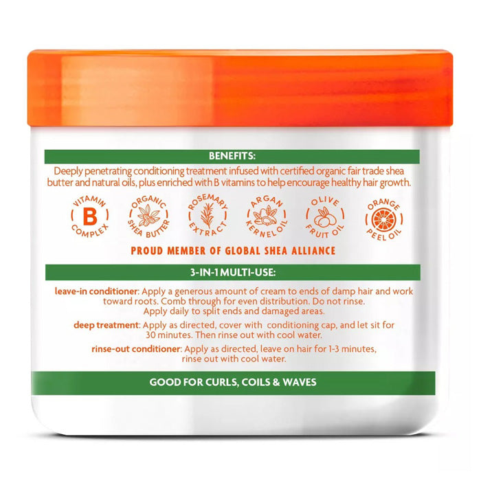 Cantu Shea Butter Argan Oil Leave-In Conditioning Repair Cream 16 oz