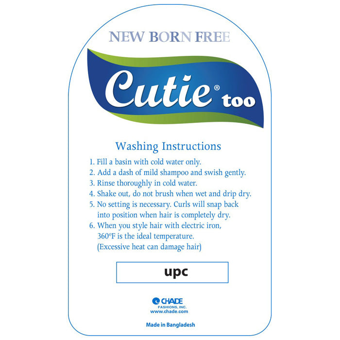New Born Free Cutie Collection Wig - CUTIE TOO 94