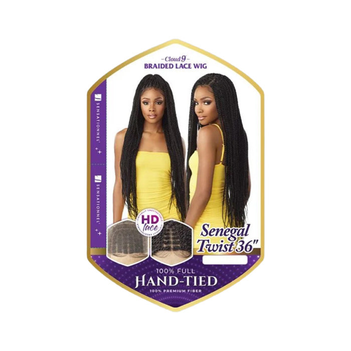 Sensationnel Cloud 9 100% Full Hand Tied Lace Wig - SENEGAL TWIST 36