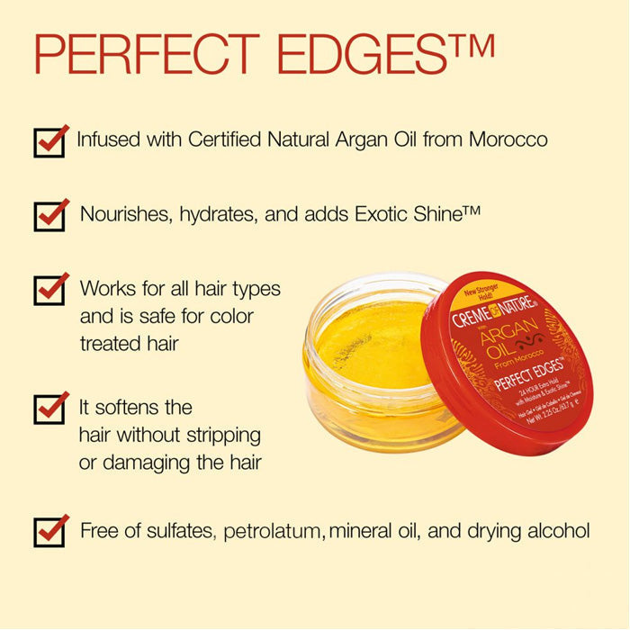 Creme of Nature Argan Oil Perfect Edged 2.25oz