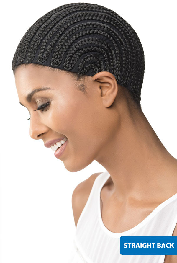Vivica A Fox Cornrow Express Cap - STRAIGHT BACK or HORSESHOE (Silicon Base)