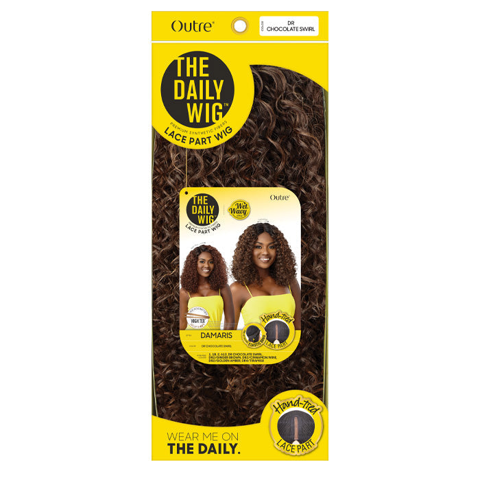 Outre The Daily Wig Wet and Wavy Lace Part Wig - DAMARIS