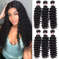 Brazilian Deep Wave Hair 3 Bundles Hermosa Hair 10A 100% Virgin Human Hair Extension