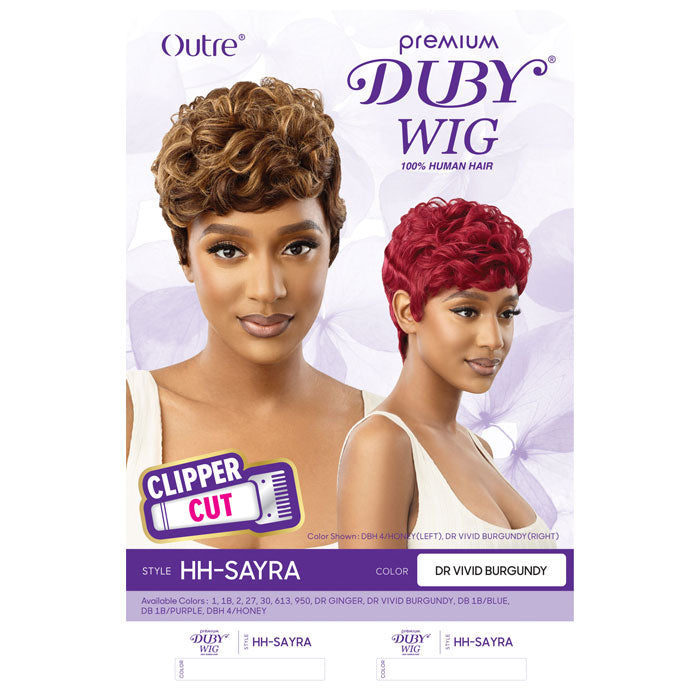 Outre Premium Duby 100% Human Hair Clipper Cut Wig - SAYRA
