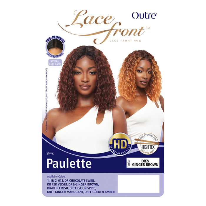 Outre Pre-Plucked HD Transparent Lace Front Wig - PAULETTE
