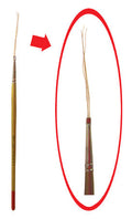 100% Sable Flat Nail Stripe Brush