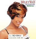 Milky Way Short Cut Series 100% Human Hair Weave - SG 10PCS