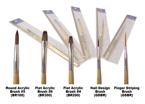 Gold Finger Nail Brush