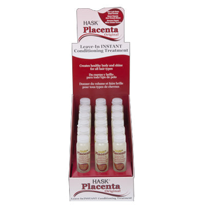 Hask Placenta Leave-In INSTANT Conditioning Treatment - Super Strength 5/8 oz