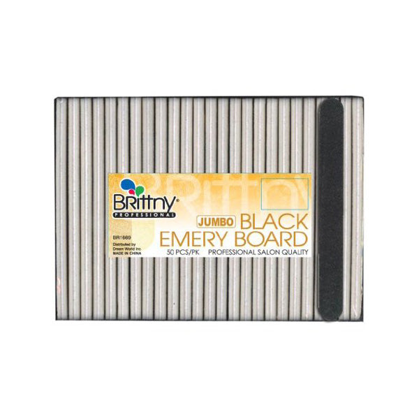 Brittny Emery Board 7" Rounded 50pcs (BR1669)