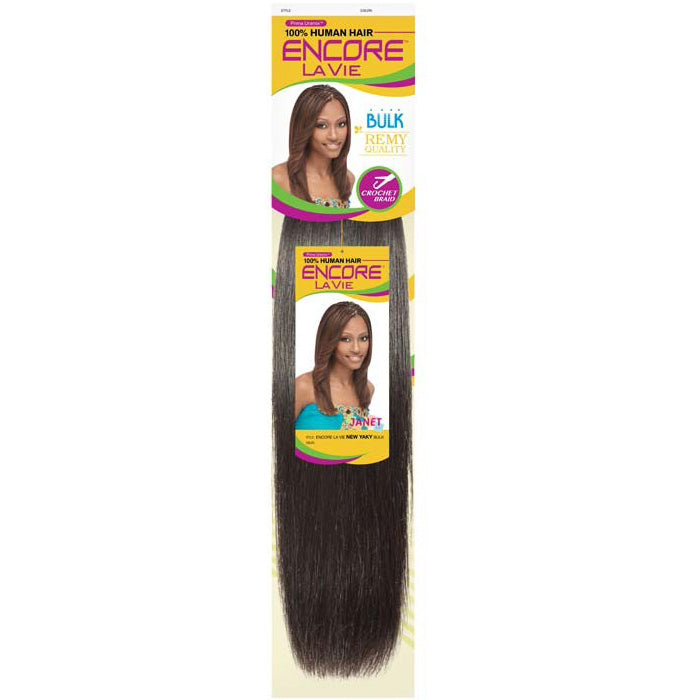 Janet Collection Encore Human Hair Bulk - (NEW) YAKY 18"