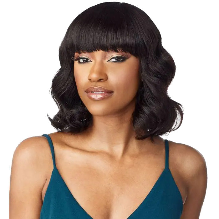 Sensationnel 10A Unprocessed 100% Virgin Human Hair Full Wig - BODY WAVE 12"
